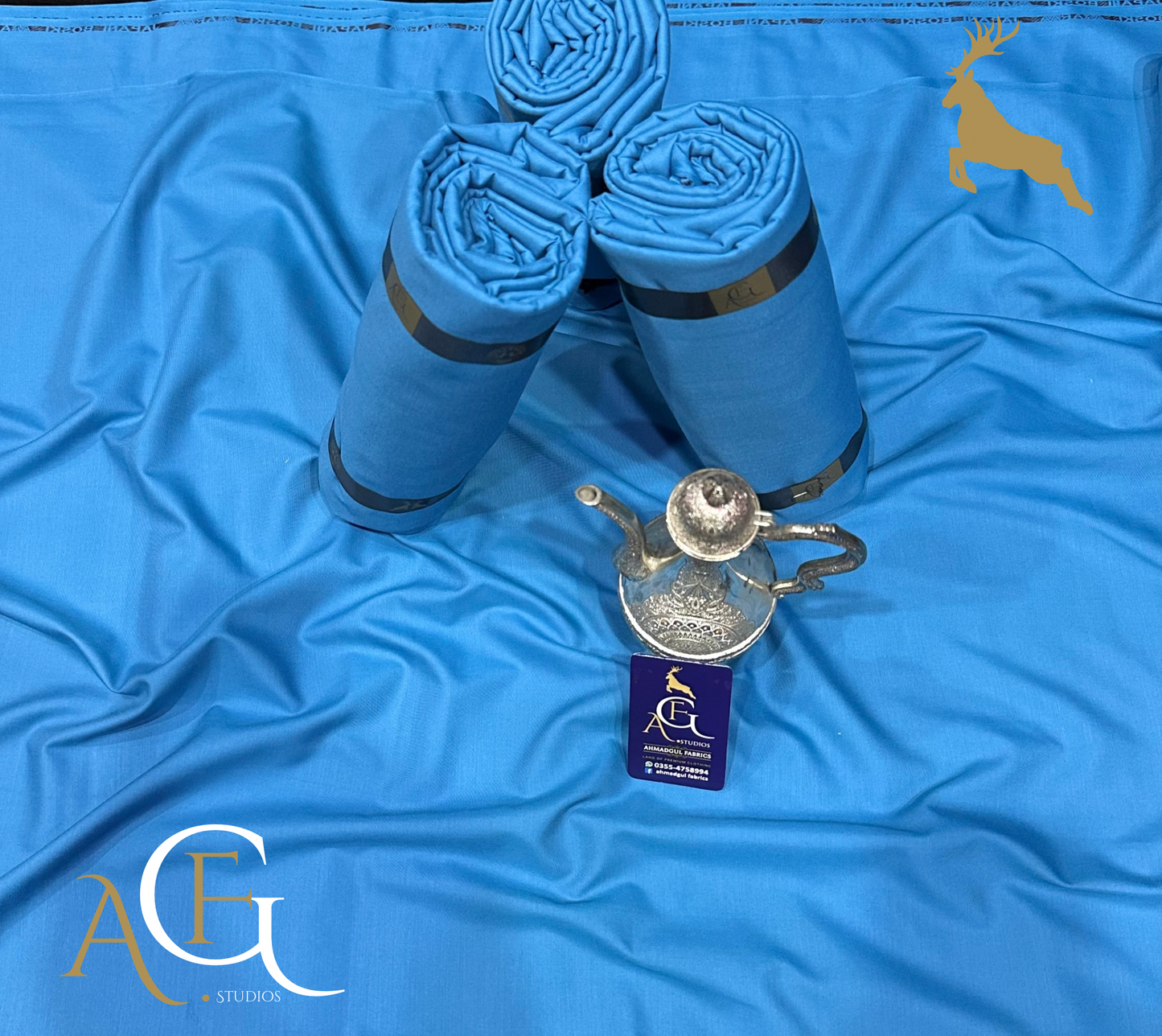 CLASSICAL PREMIUM MUGHALAI BOSKI (RICH SKY BLUE)