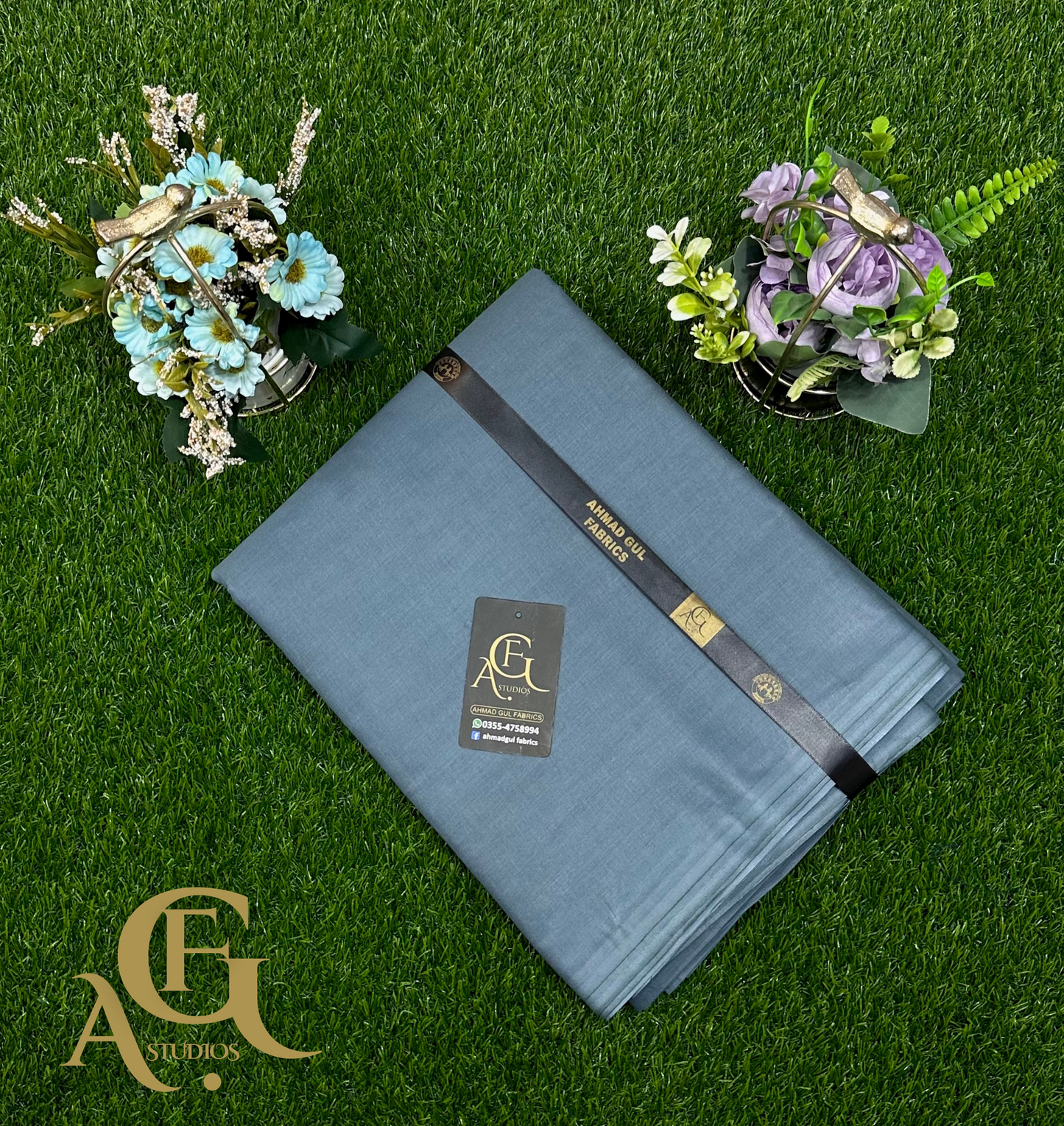 PREMIUM COOL PAPER COTTON 100% PURE (SILVER GREY)