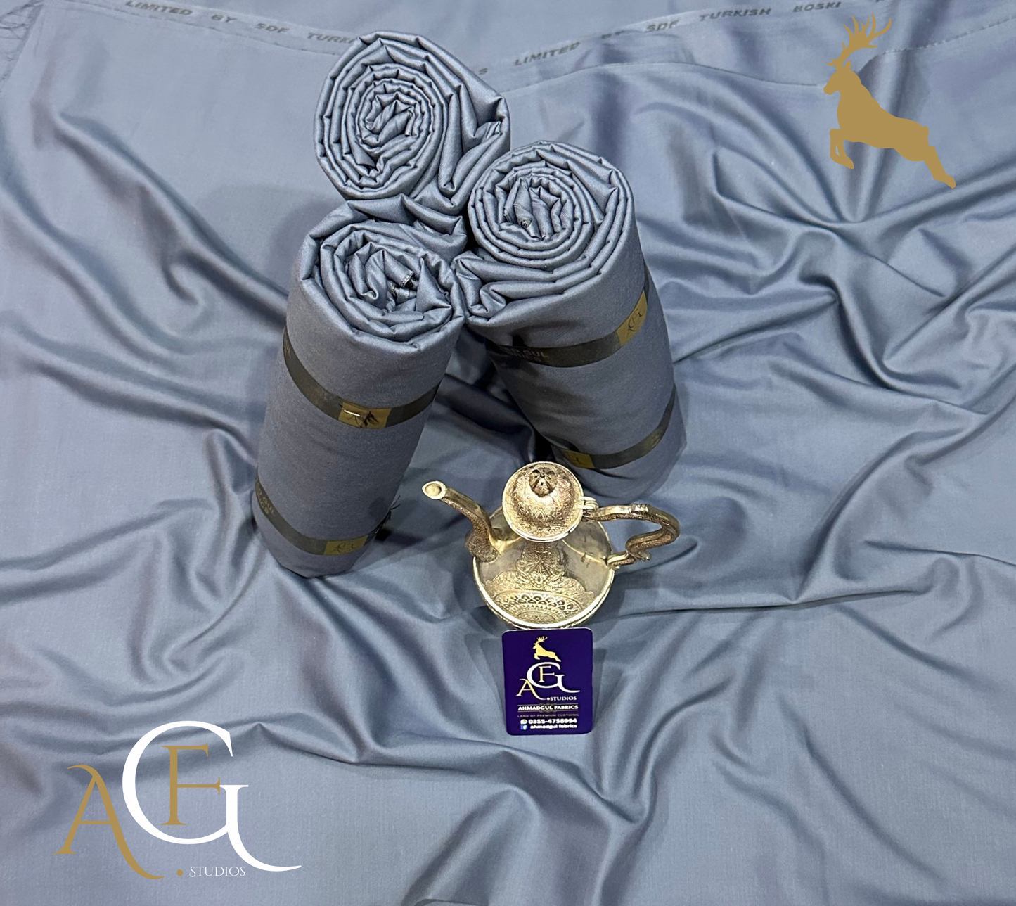 CLASSICAL PREMIUM MUGHALAI BOSKI (SILVER GREY)